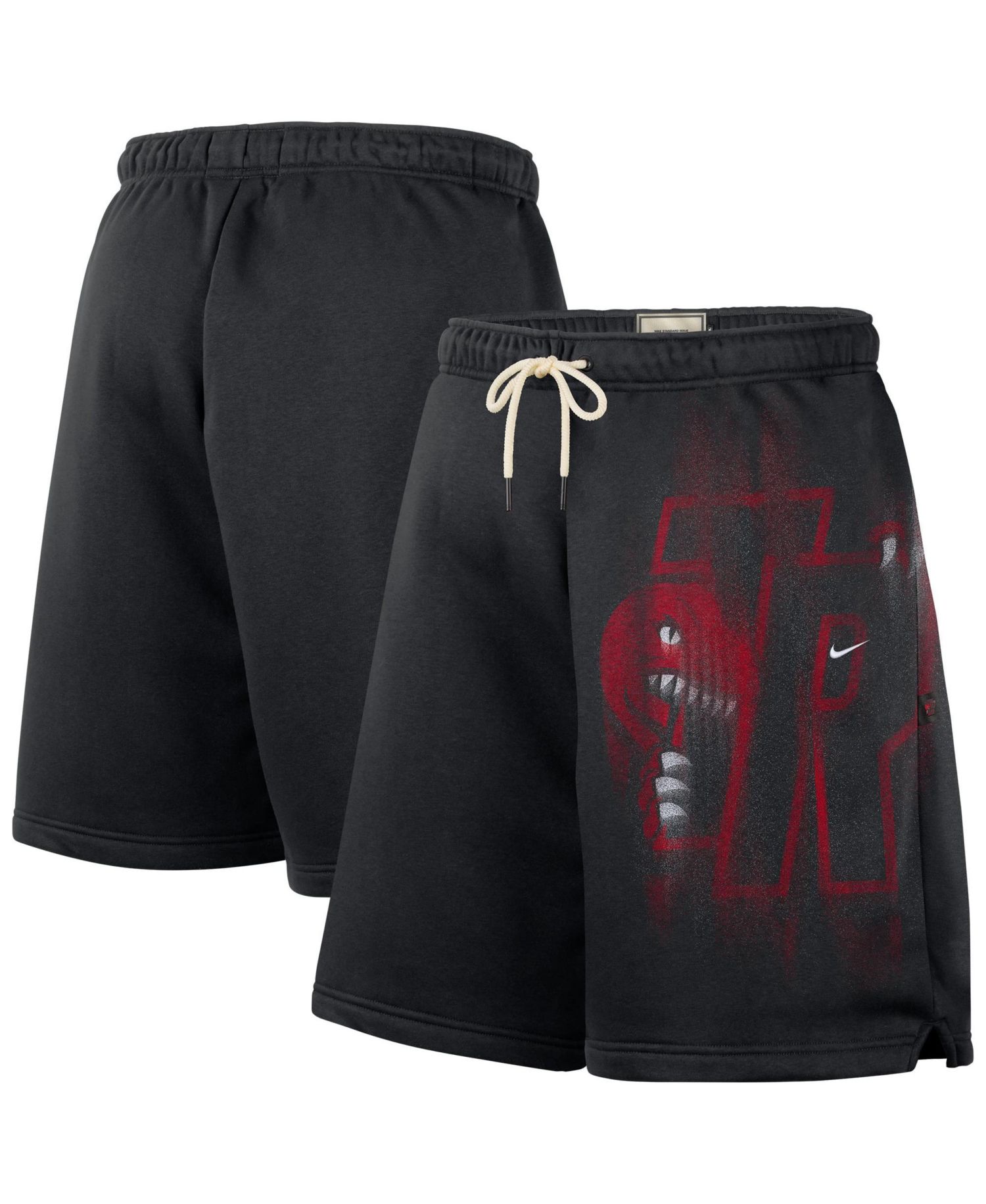 Men's Black Toronto Raptors 2026 Standard Issue Practice Icon Fleece Shorts