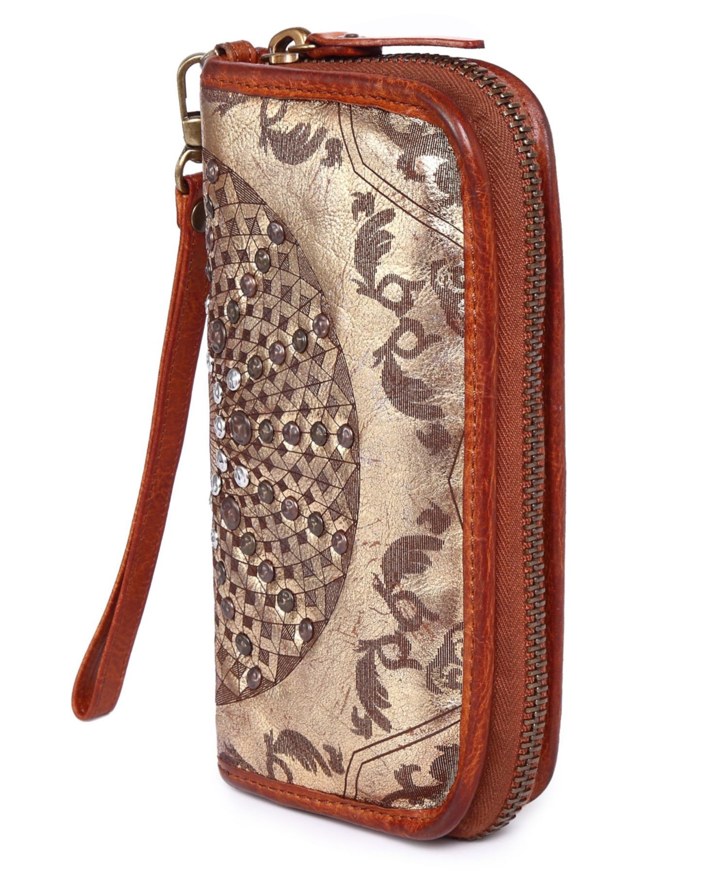 Mola Leather Clutch