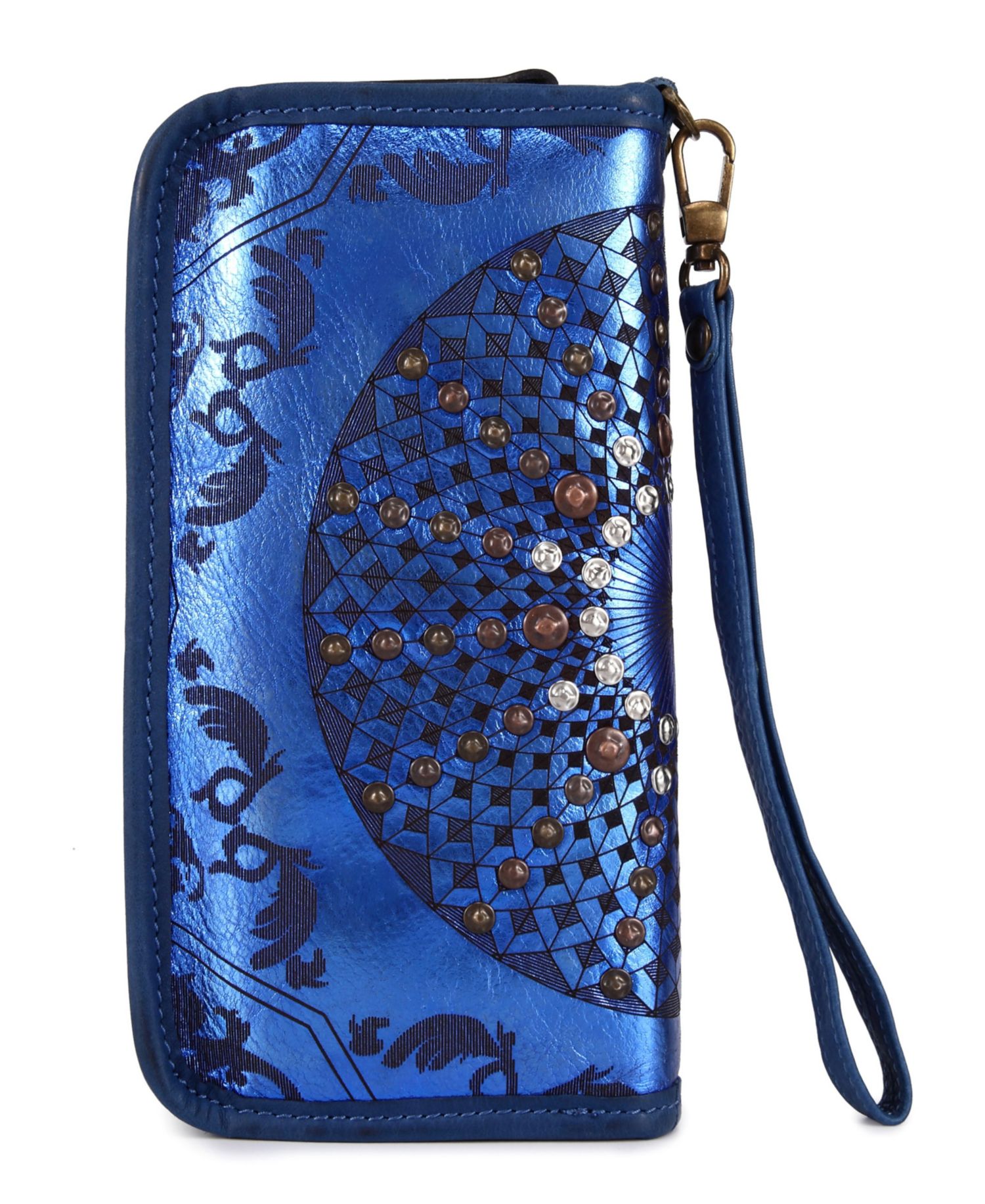 Mola Leather Clutch
