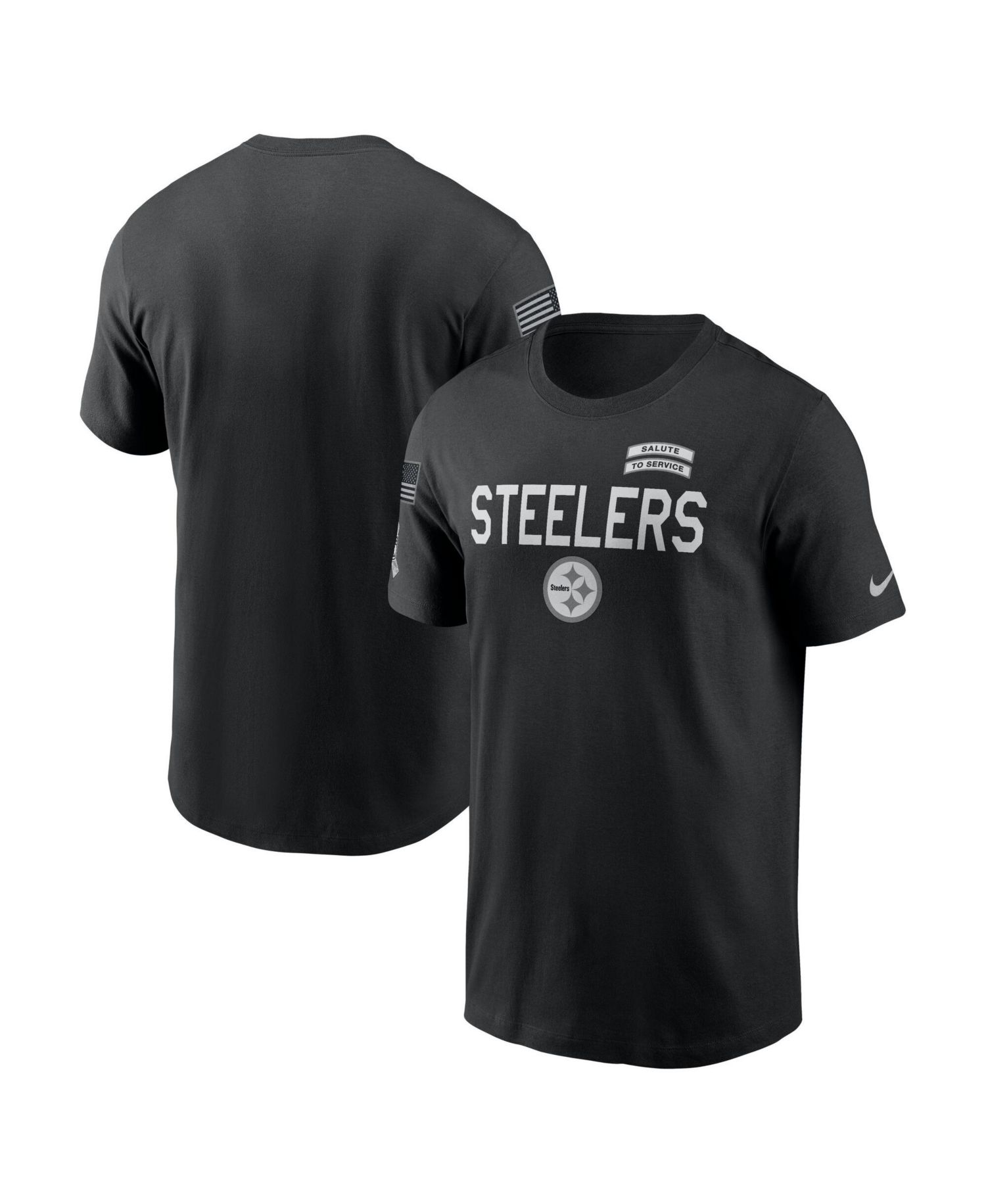 Men's Black Pittsburgh Steelers 2026 Salute to Service Sideline Dri-FIT T-Shirt