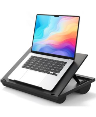 Lap Desk Laptop Stand Adjustable 8 Angles Dual Cushion Sofa Bed Car Work Table