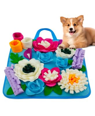 Dog Snuffle Mat Interactive Foraging Toy Non Slip Portable Durable Mental Stimulation Pet Feeding Mat
