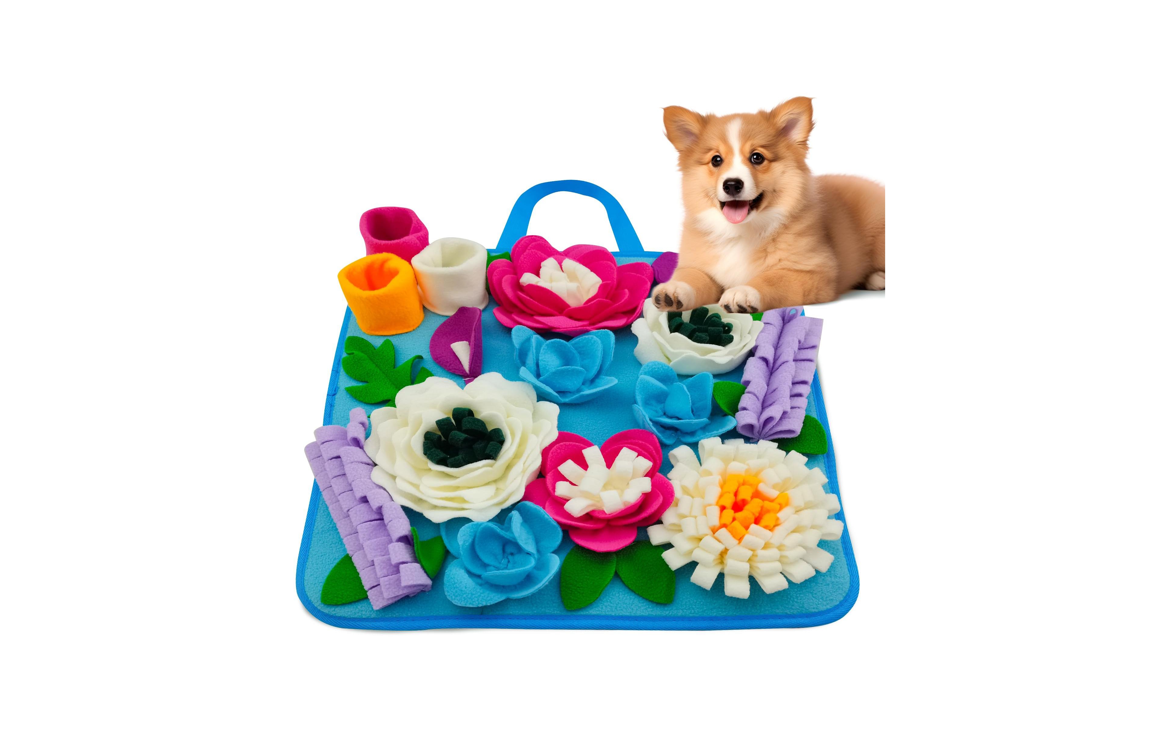 Magicorange Dog Snuffle Mat Interactive Foraging Toy Non Slip Portable Durable Mental Stimulation Pet Feeding