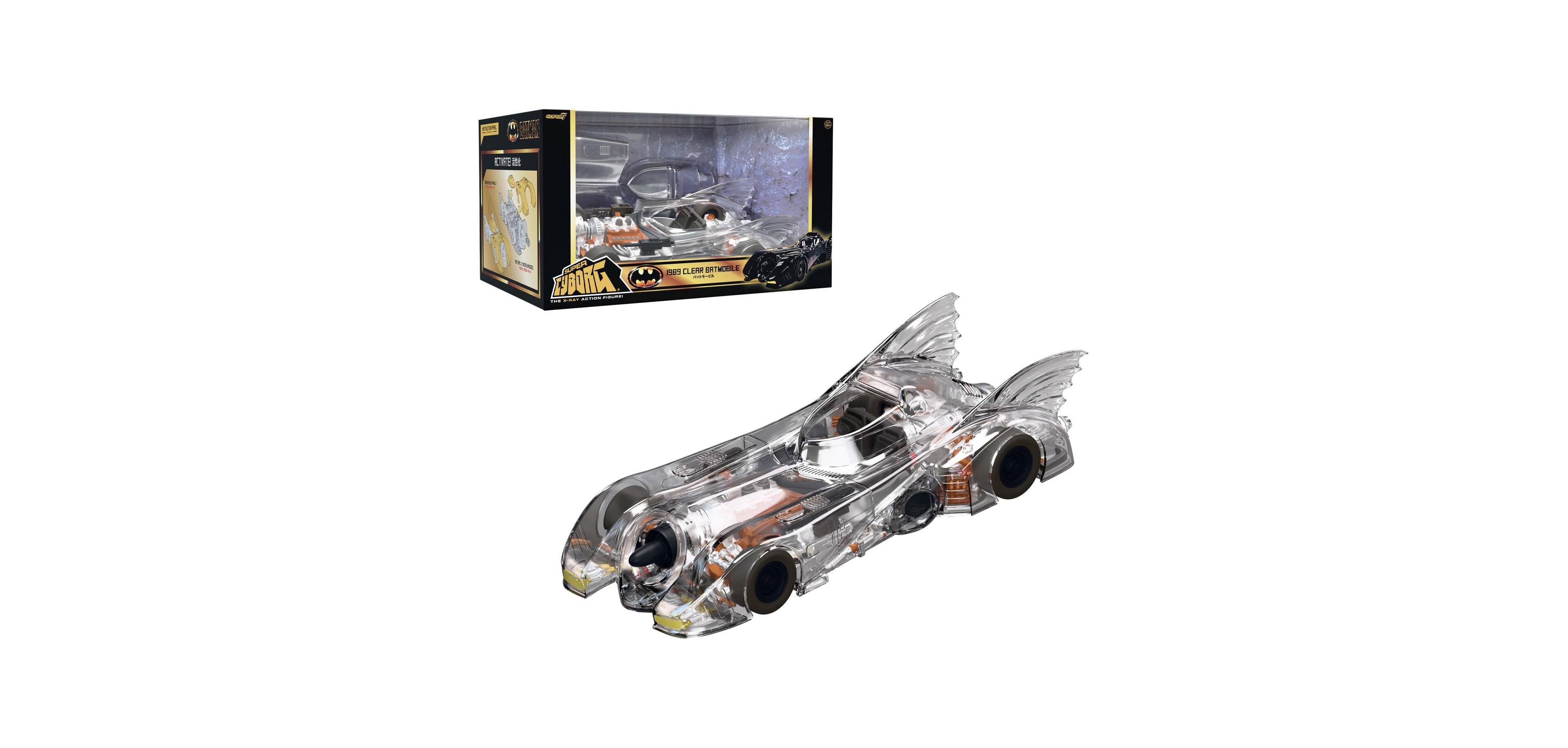 Super7 Batman 1989 Super Cyborg Batmobile Collectible, Ages 14+