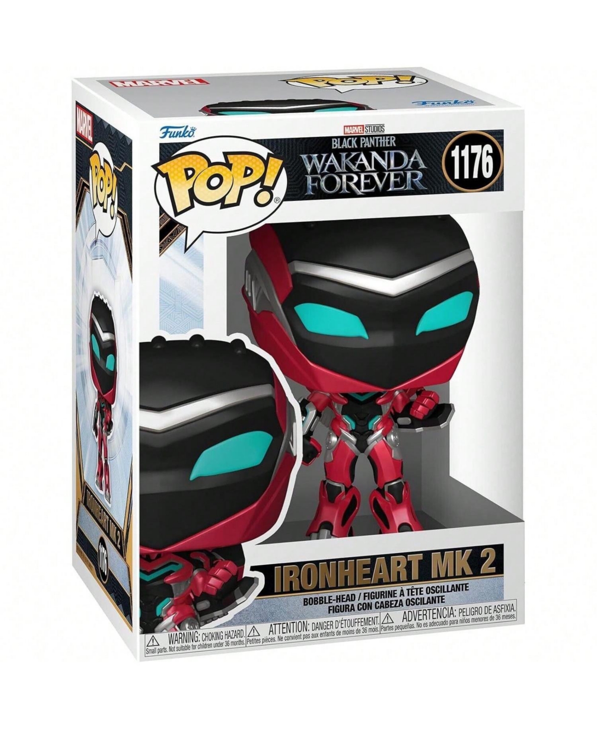 Funko Pop! Marvel Ironheart MK2 3.75" Action Figure, Ages 3+