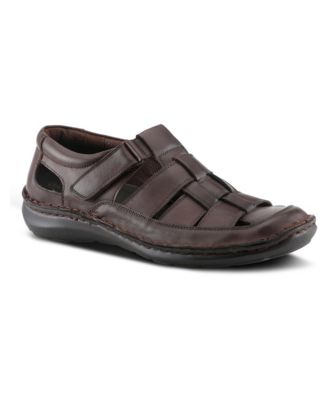 Men's Aspeno Closed-Toe Leather Sandals