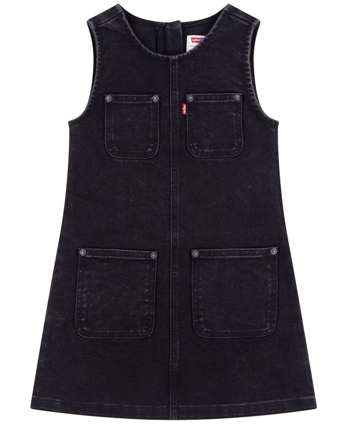 Levi's Girls' 4-16 Utility Sleeveless Denim Dress