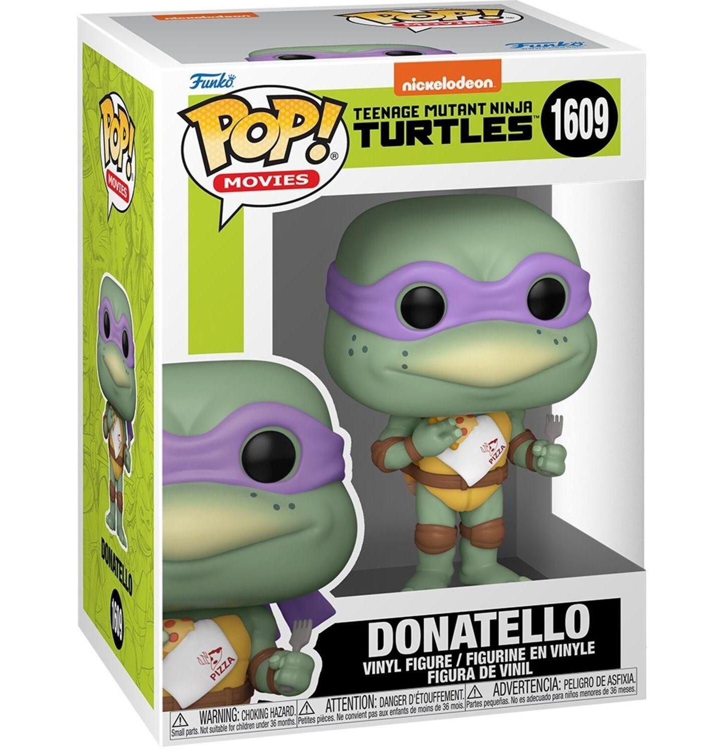 Фигурка Funko Pop! Teenage Mutant Ninja Turtles 1990 S2 Donatello With Napkin 3.65" Action Figure, от 3 лет — фото 2