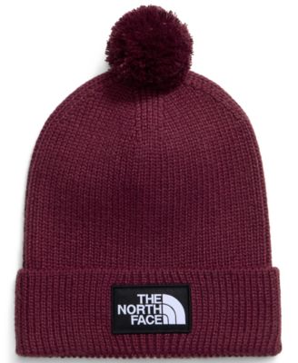 Pom-Pom Rib-Knit Beanie