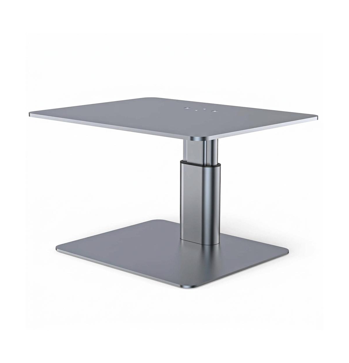 Lofree Adjustable Height Metal Monitor Stand With Under-Desk Storage, Compatible With Monitors, Keyboards & Notebooks