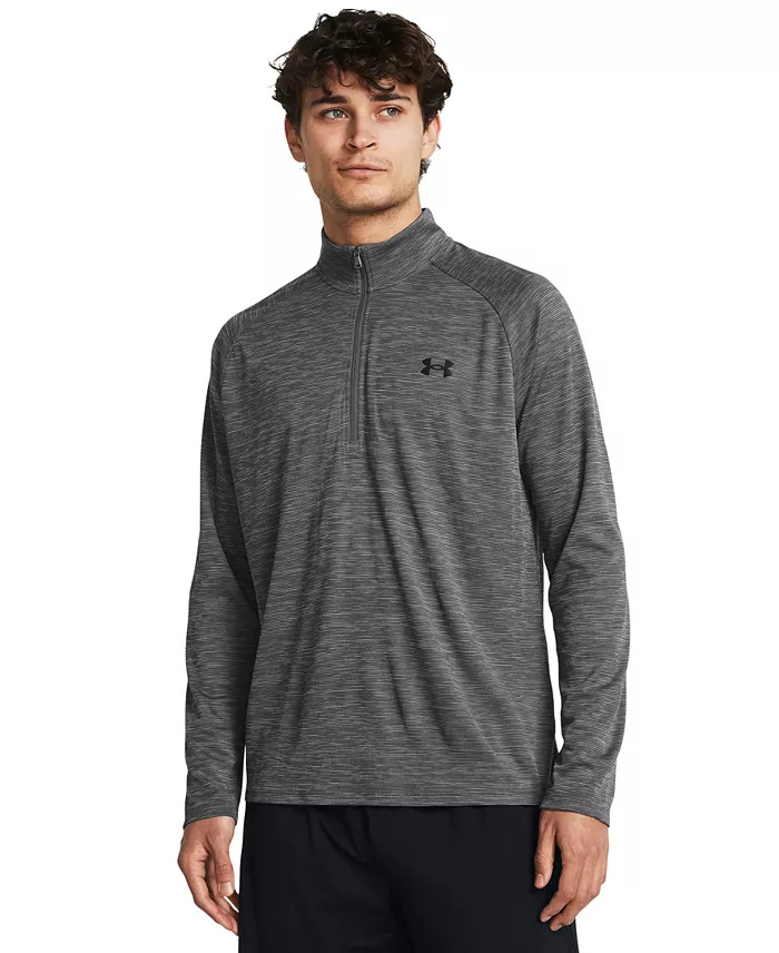 Men's UA Tech Space-Dyed Half-Zip Performance Sweatshirt