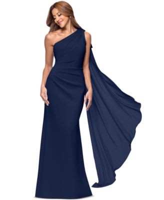 Women's One-Shoulder Ball Gown Dress