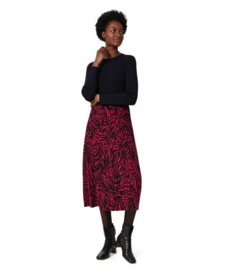 Women's Harlie Long-Sleeve A-Line Midi Sweater Dress