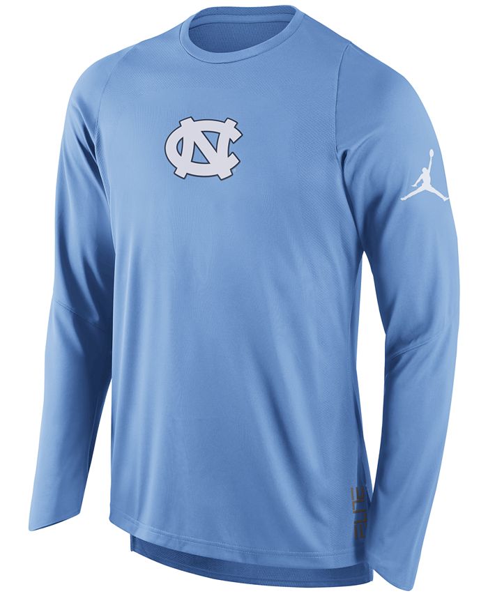 Nike Men's North Carolina Tar Heels Elite Shooter Long-Sleeve T-Shirt ...