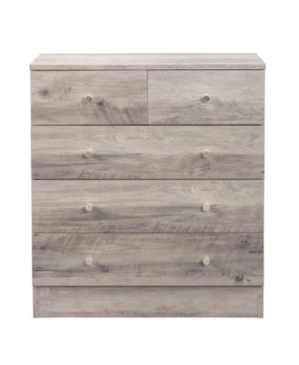 Modern 5-Drawer Dresser Cabinet for Bedroom Storage