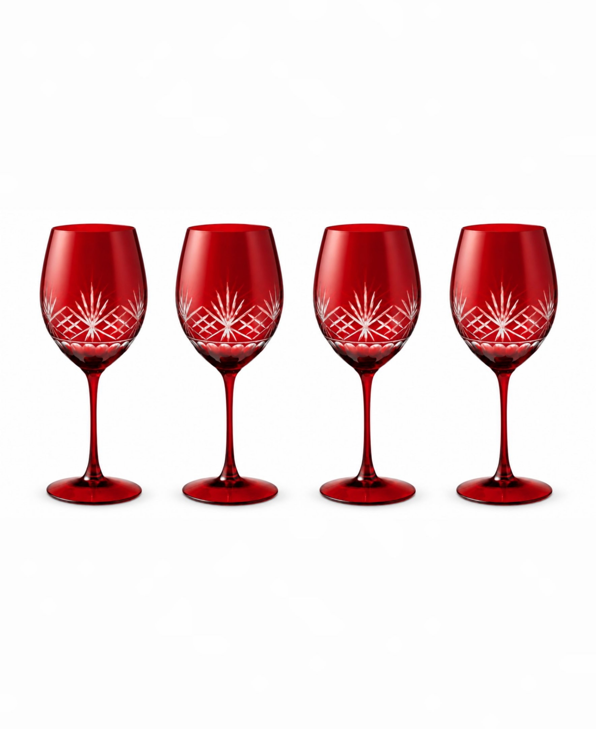 Godinger Dublin Aristocrat Red Wine Glasses, Set of 4 - Red