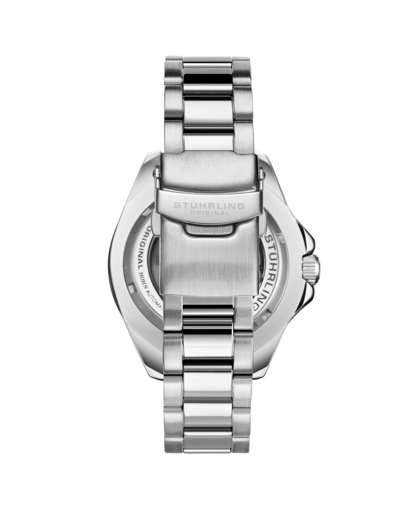 Мужские часы Stuhrling Japanese Seiko NH35 Automatic Self Wind Movement Diver Watch, Stainless Steel Bracelet, цвет: Синий — фото 2