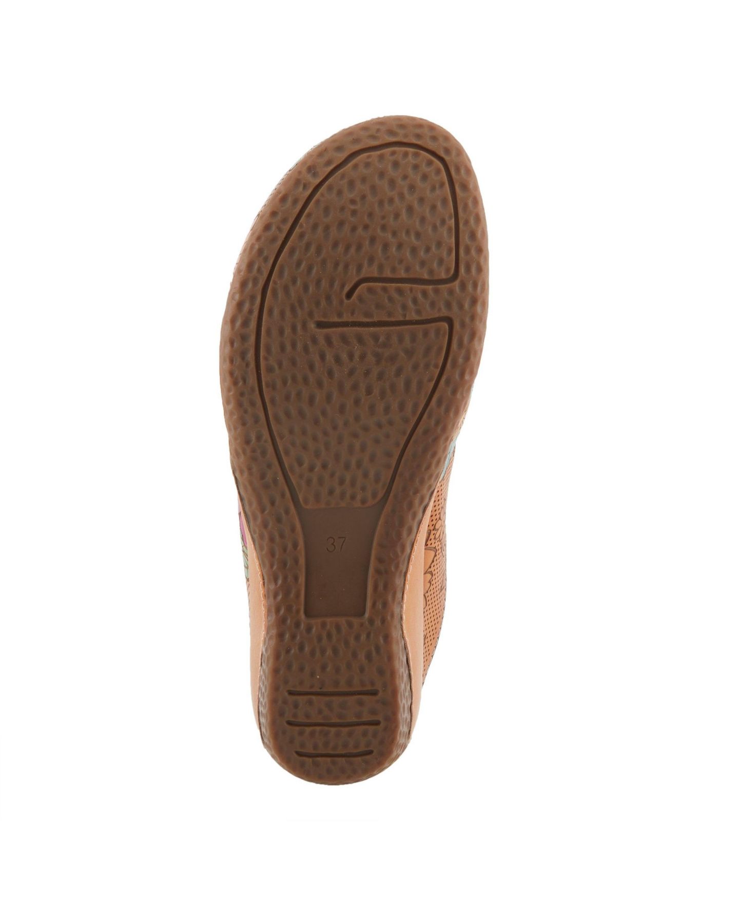 Женские сабо L'Artiste Spring Step Chienti Open Back Clog with Leather Upper, цвет: Верблюжий разноцветный — фото 6