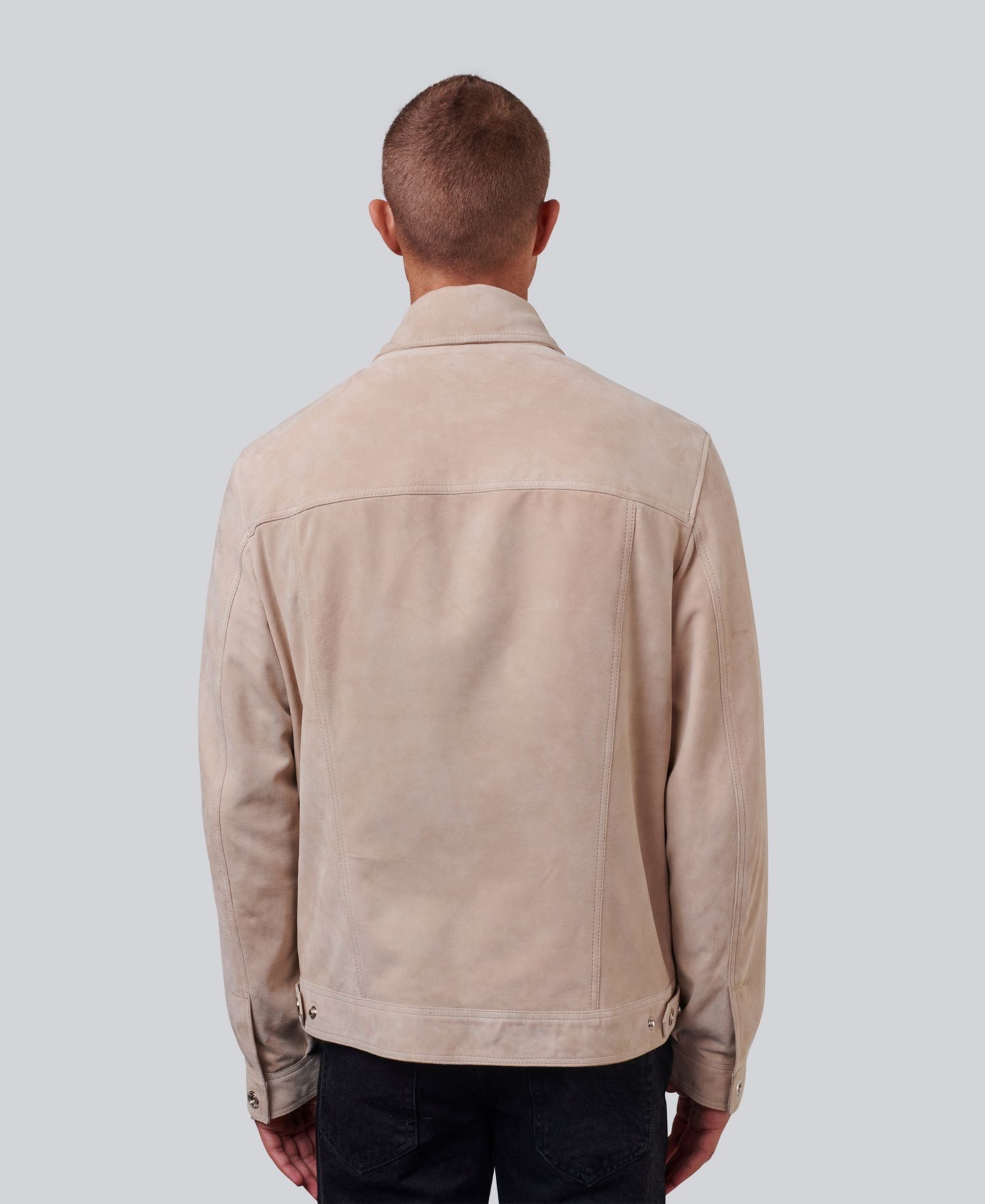 Men's Enzo Suede Shirt Jacket