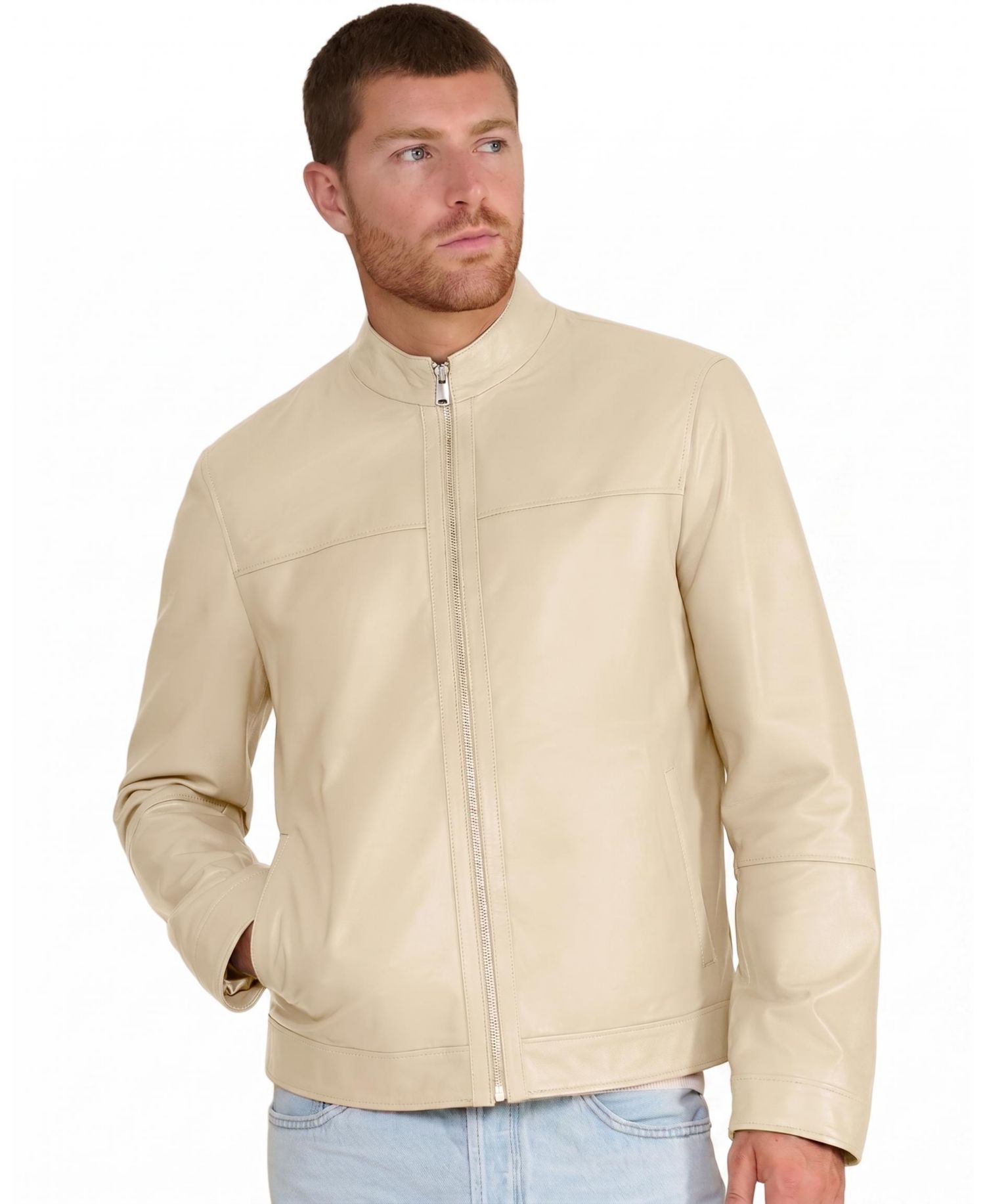 Men's Otis Racer Leather Jacket