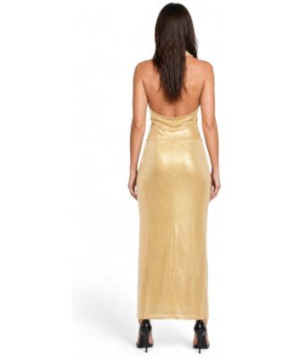 Women's Gold Slip Dresses