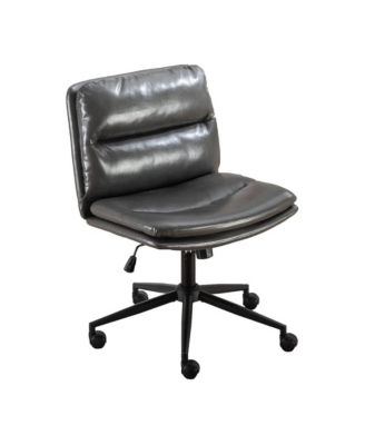 Bizerte Adjustable Swivel Criss Cross, Wide Seat Office or Vanity Chair