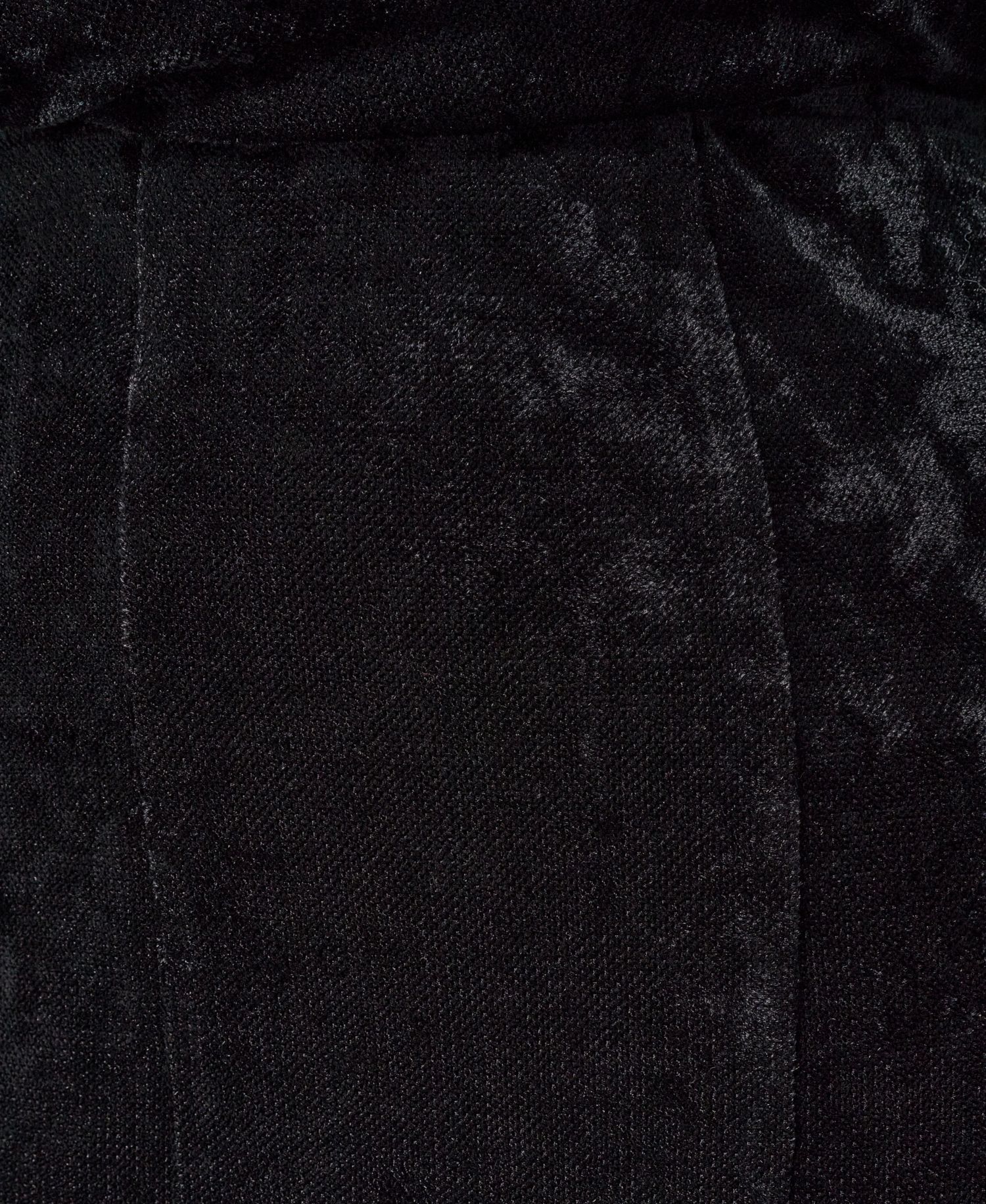 Women's Stretch High-Waisted Velvet Midi Skirt