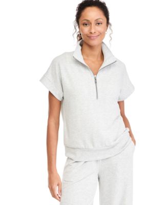 Women's LuxLounge Quarter-Zip French Terry Sweatshirt