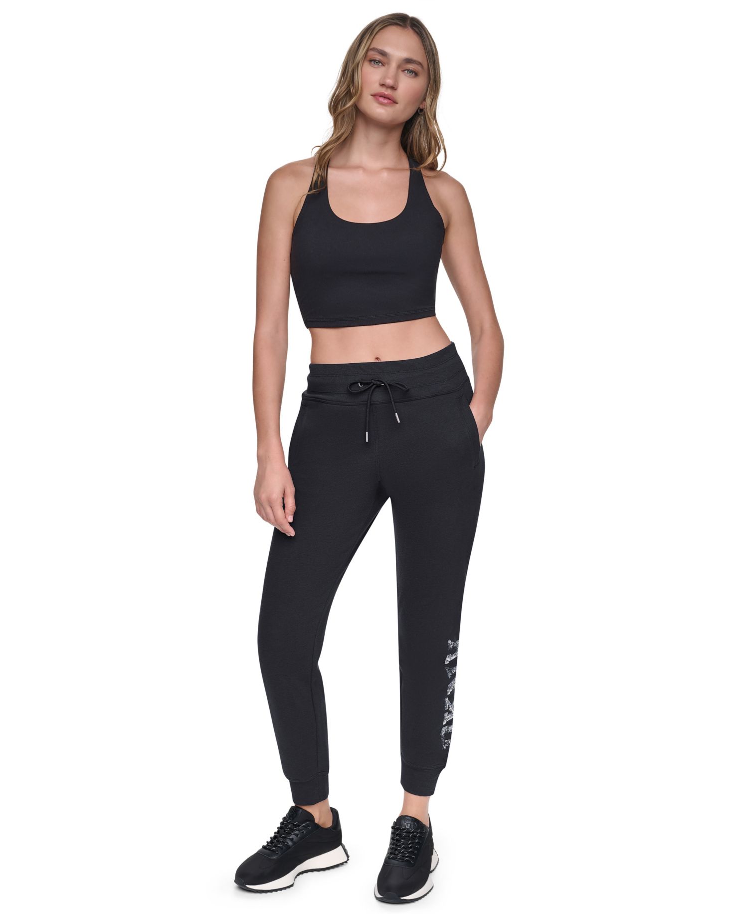 Women's Sequin Mid-Rise Joggers