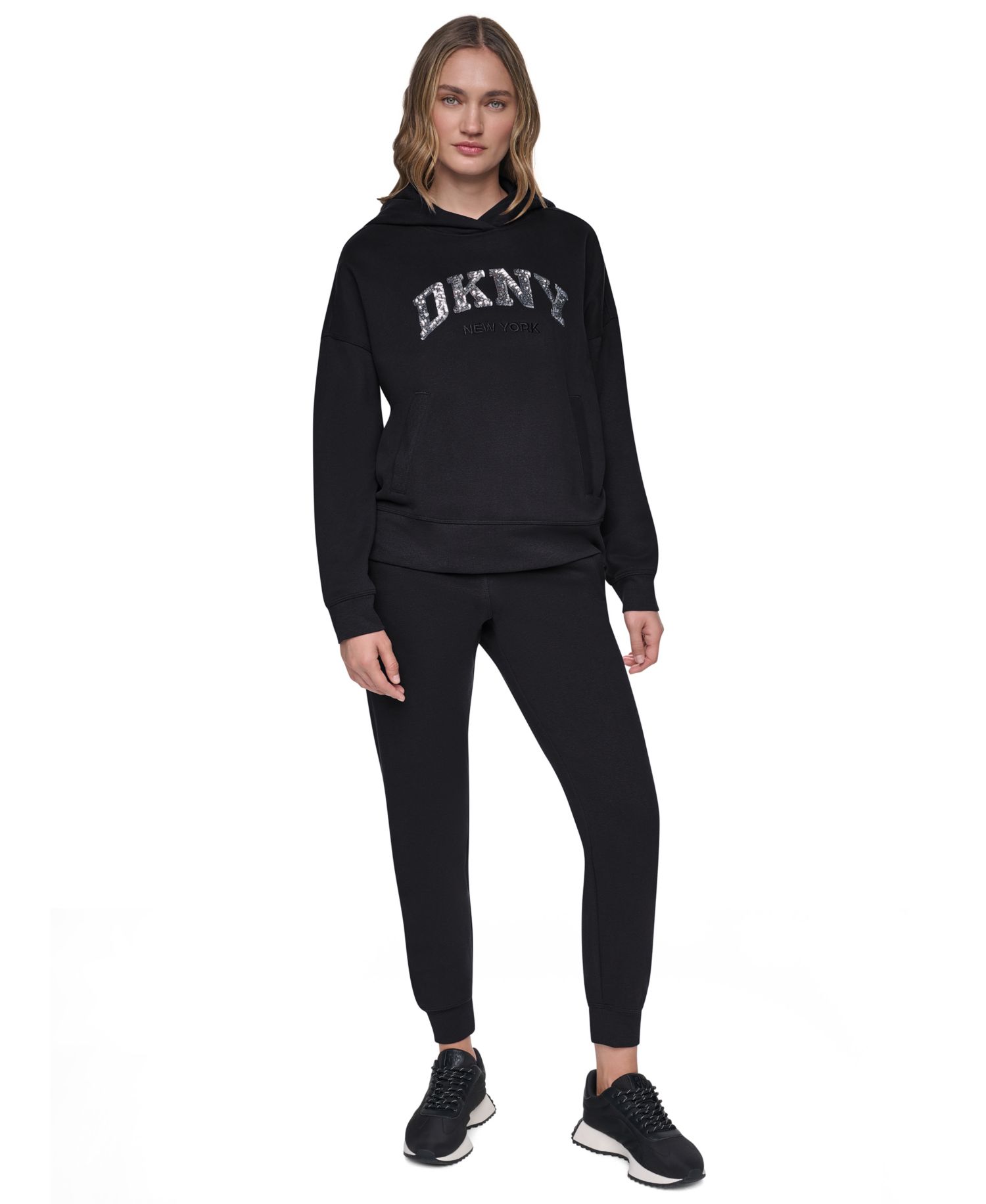 Women's Varsity Sequin Pullover Hoodie