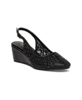 Forever and Always Shoes Women's None Embellished Wedge Pump