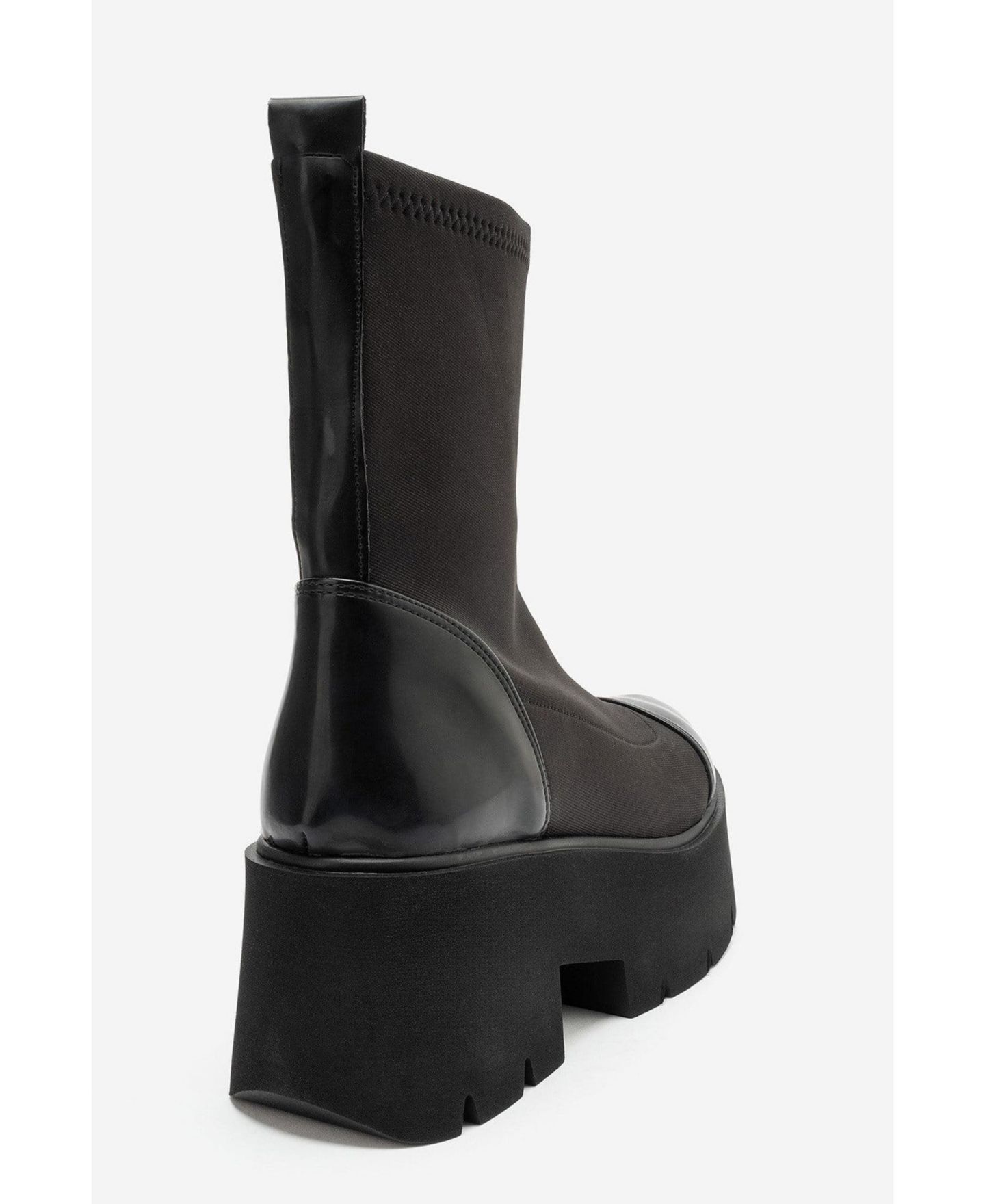 Женские ботинки Prologue Shoes Jadelina Scuba Platform Sock Boot, цвет: Чёрный — фото 7
