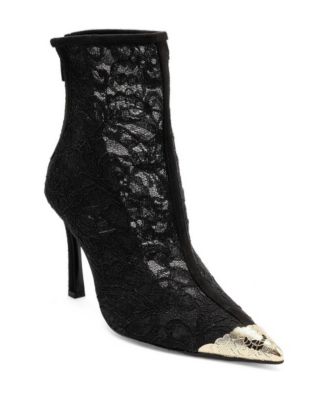 Women's Cliff Stiletto Pointed-Toe Lace Boots