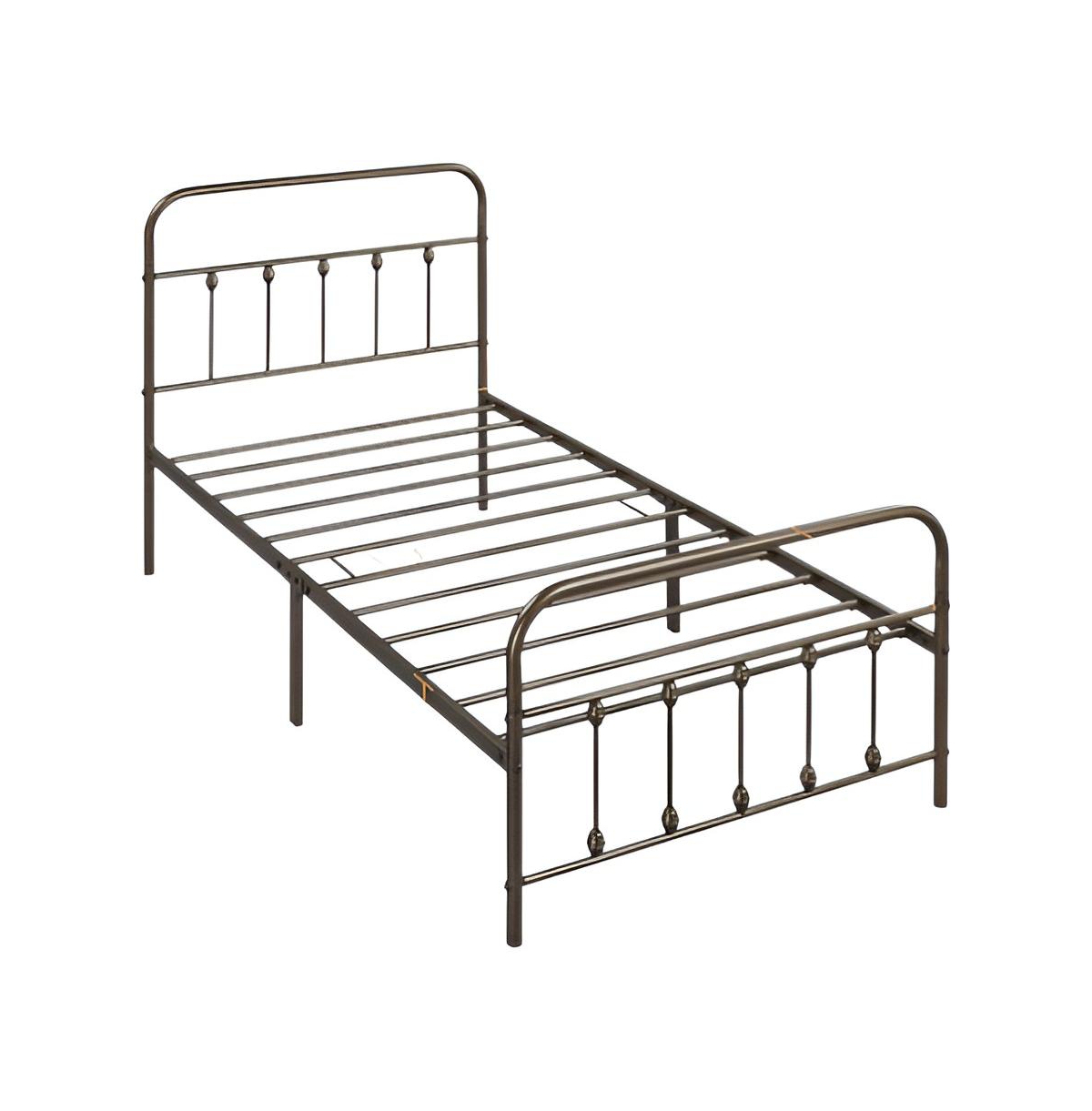 Slickblue Metal Bed Frame with Headboard and Footboard for Bedroom