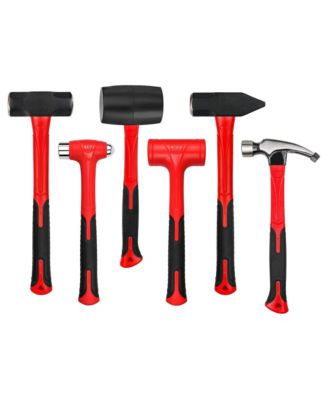 Fiberglass Handle Hammer and Mallet Set