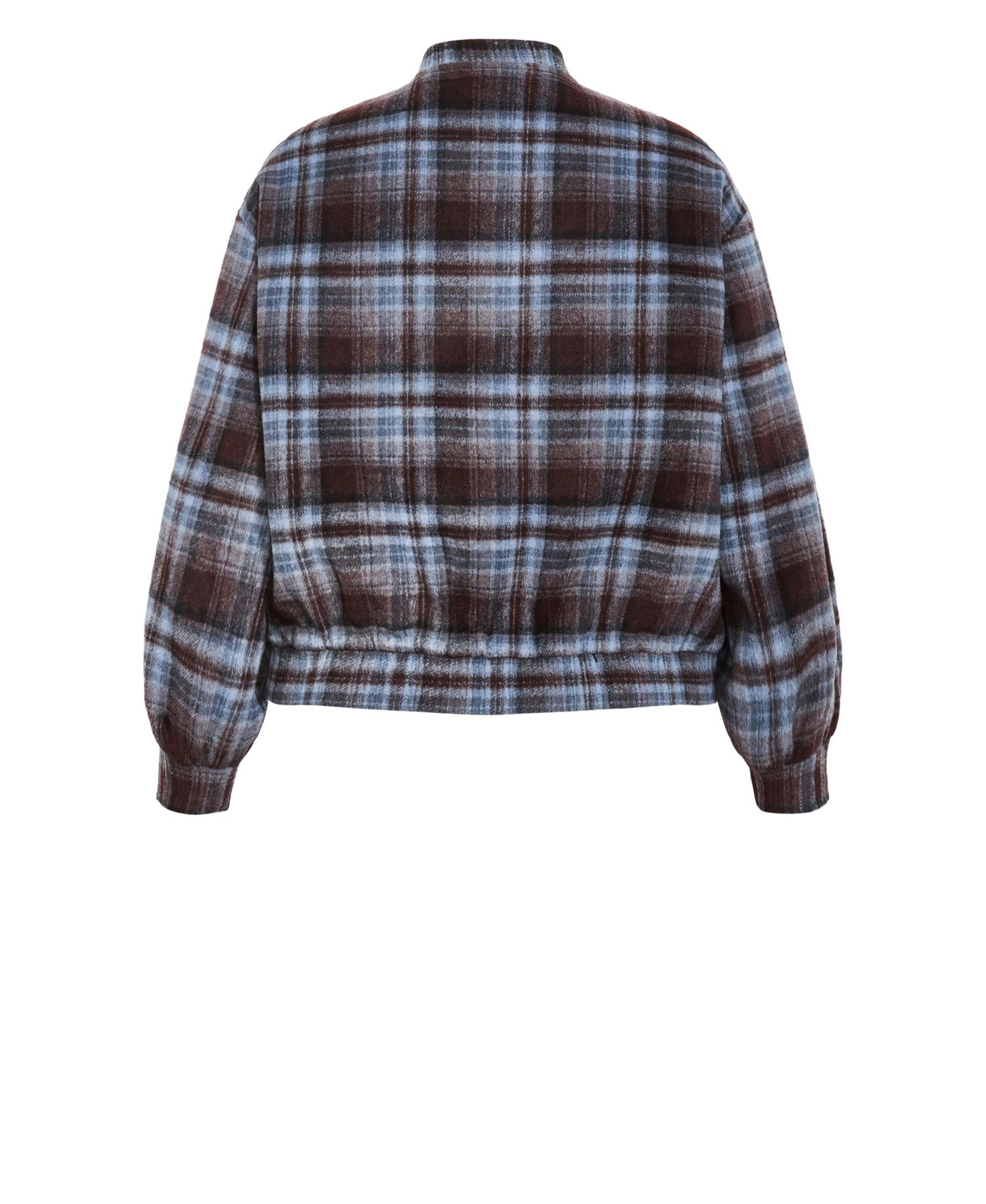 Plus Size Mila Plaid Drop-Shoulder Jacket
