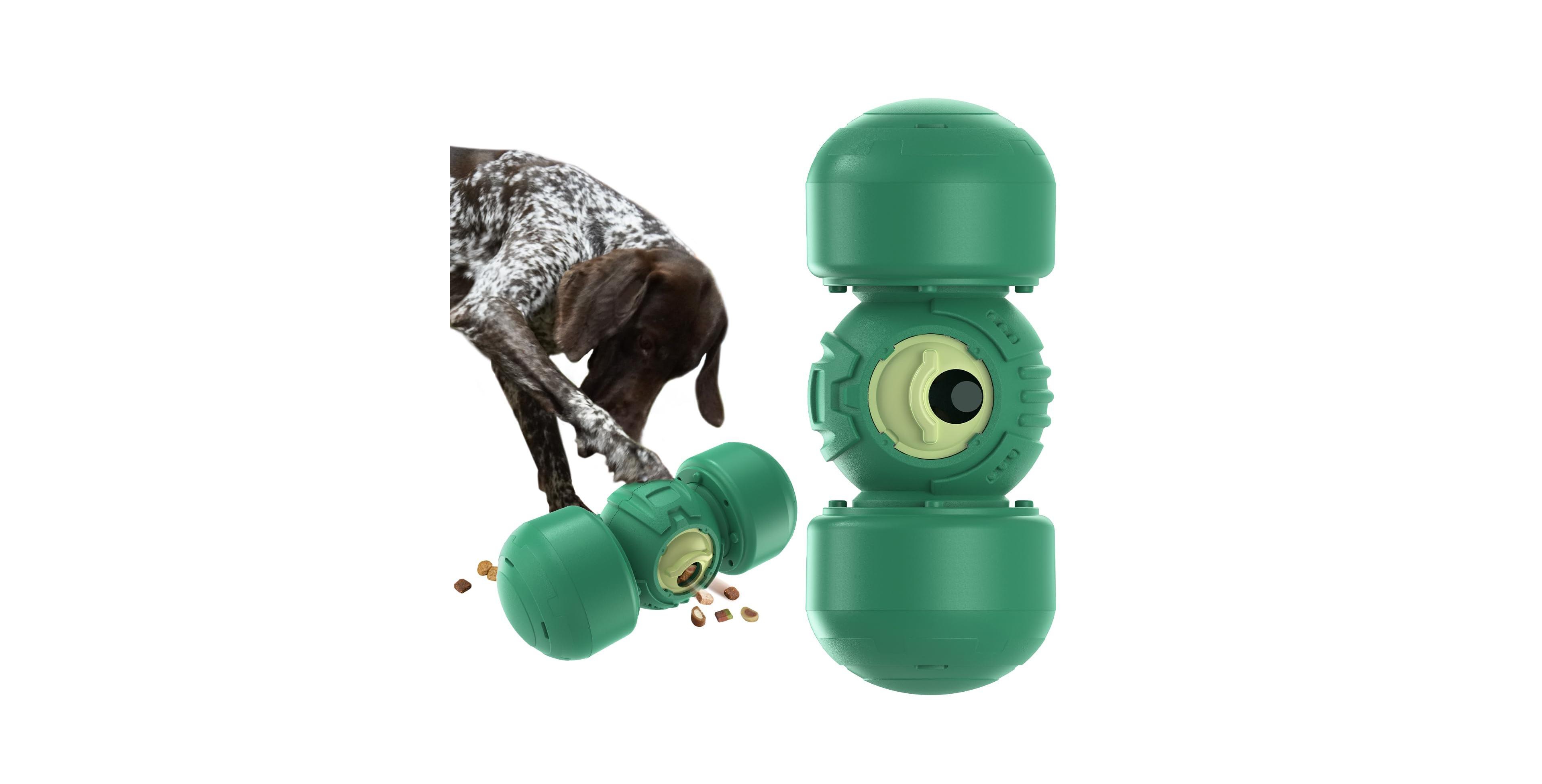 Magicorange Xl Dog Treat Dispenser Wobble Giggle Slow Feeder Interactive Puzzle Toy