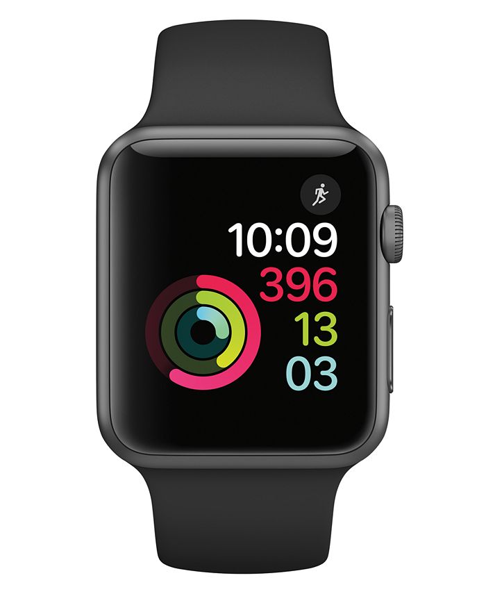 Apple Watch Series 1 42mm Space Gray Aluminum Case with Black