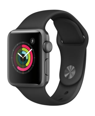 Apple Watch Series 2 - , 38mm Space Gray Aluminum Case with Black Sport Band