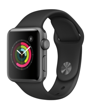 UPC 190198209825 product image for Apple Watch Series 2 38mm Space Gray Aluminum Case with Black Sport Band | upcitemdb.com
