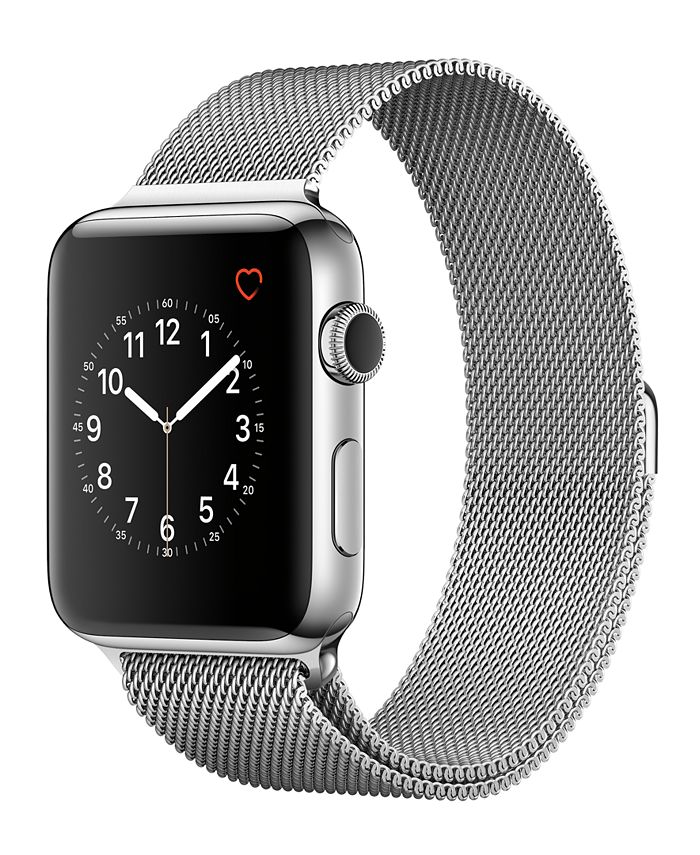 Apple Watch Series 2 42mm Stainless Steel Case with Silver-Tone