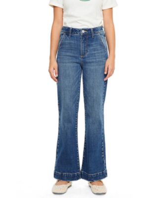 Big Girls 5-16 Tini High Rise Wide Leg Trouser Jeans