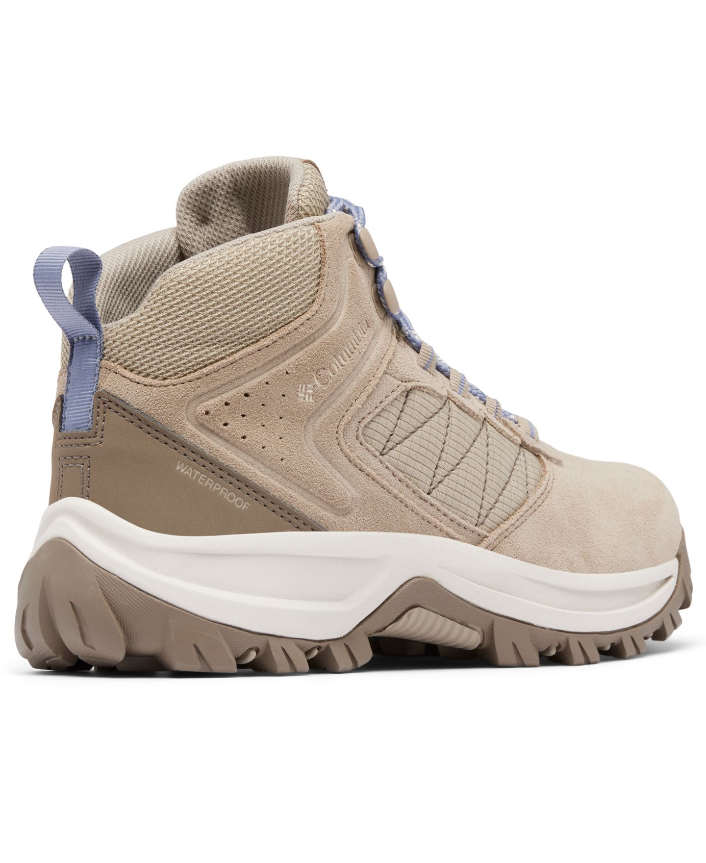 Женские ботинки Columbia Transverse™ Suede Waterproof Hiking, цвет: Холщовый рыжевато-коричневый — фото 9