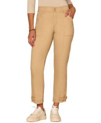 Petite "Ab"solution High-Rise Tapered Utility Pants