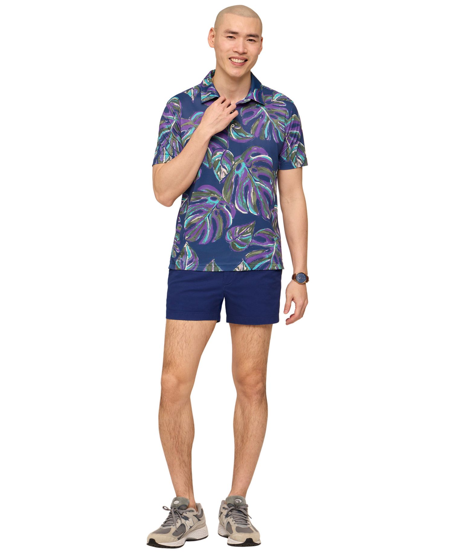 Men's The Variegated Stretch Regular-Fit Polo Shirt