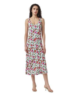 Women's Paloma Floral Bias-Cut Midi Dress