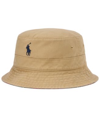 Men's Cotton Reversible Twill-Oxford Bucket Hat