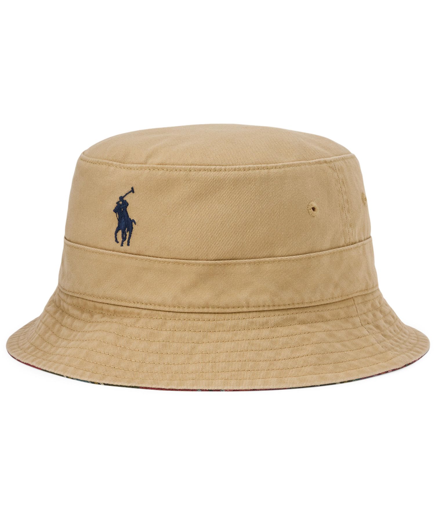 Men's Cotton Reversible Twill-Oxford Bucket Hat