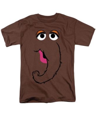 Men's Snuffleupagus Face Graphic Crewneck T-Shirt