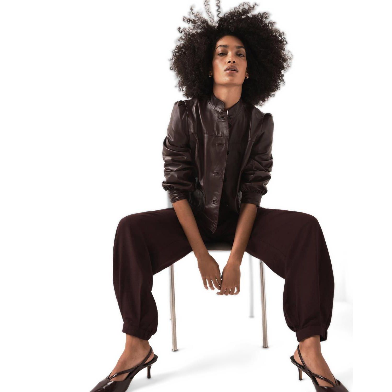 Women's Balloon Leg Elasticated Trousers